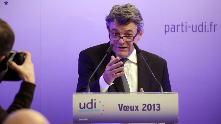 Le président de l'UDI, Jean-Louis Borloo, le 15 janvier 2013 à Paris [Bertrand Guay / AFP/Archives]
