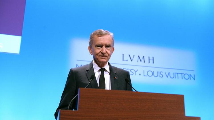 Bernard Arnault, patron de LVMH, le 31 janvier 2013 [Eric Piermont / AFP/Archives]