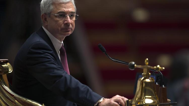 Le président de l'Assemblée nationale, Claude Bartolone, le 6 février 2013 en séance à Paris [Joel Saget / AFP]