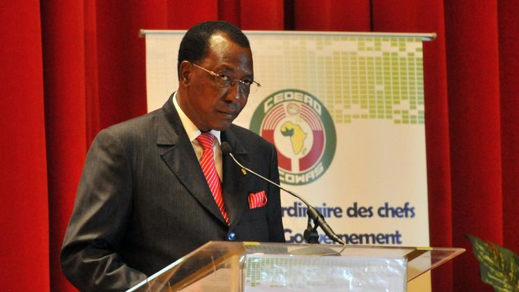 Le président tchadien Idriss Deby, le 27 février 2013 à Yamoussoukro [Issouf Sanogo / AFP]
