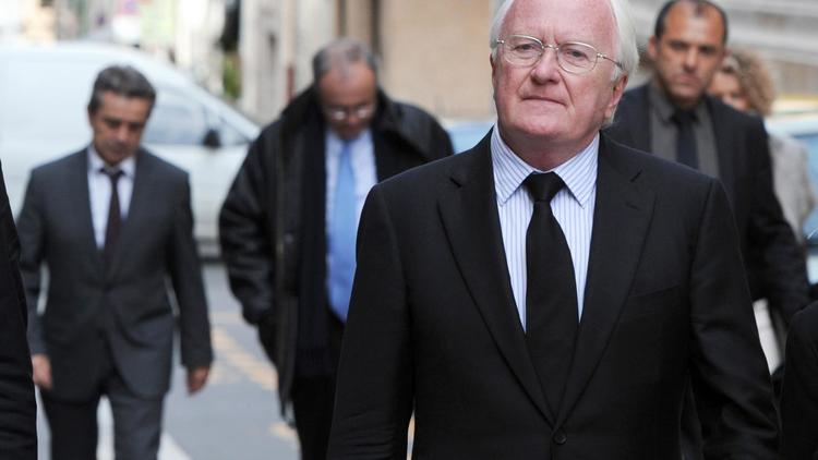 Le président socialiste de la région Paca, Michel Vauzelle, arrive au palais de justice de Marseille le 12 mars 2013 [Anne-Christine Poujoulat / AFP]