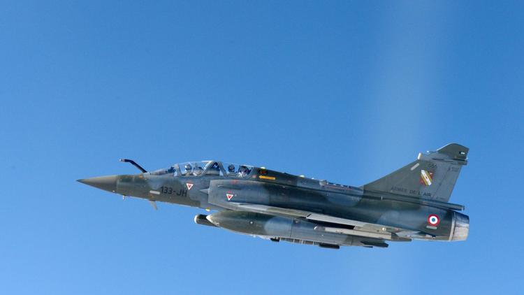 Un avion militaire de type Mirage 2000 [Miguel Medina / AFP/Archives]