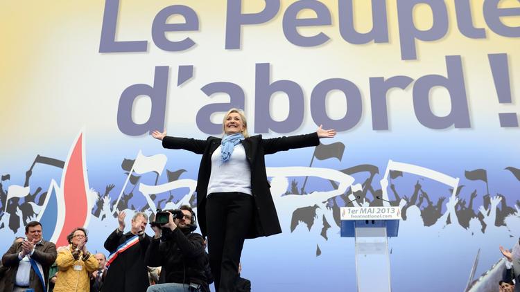 Marine Le Pen, le 1er mai 2013 à Paris [Eric Feferberg / AFP/Archives]