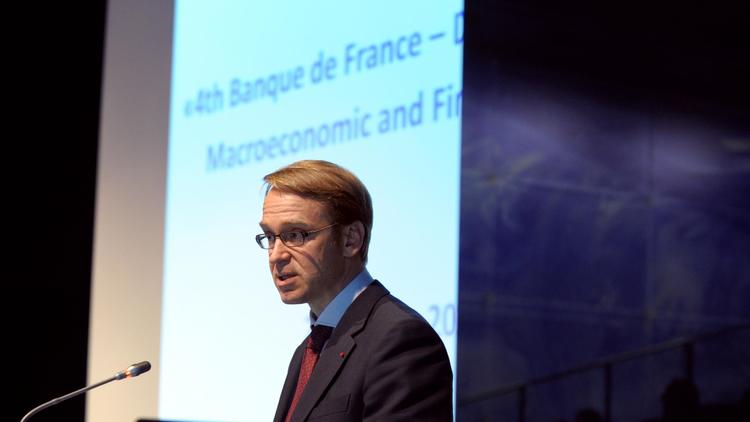 Le président de la Bundesbank Jens Weidmann le 24 mai 2013 à Paris [Eric Piermont / AFP/Archives]
