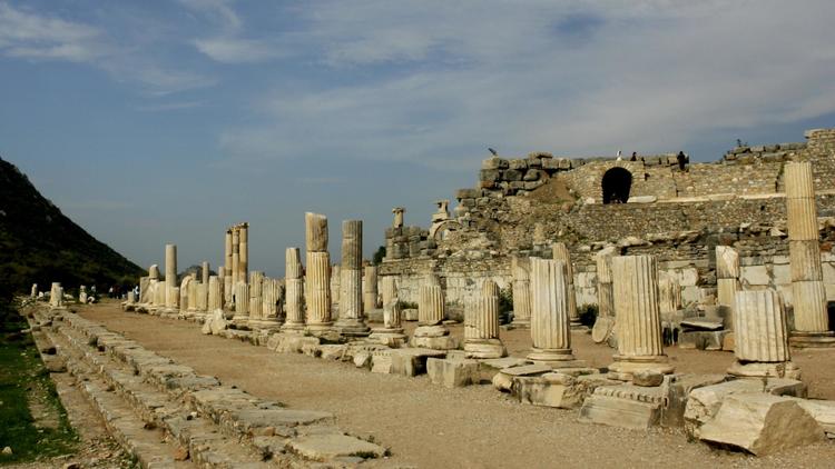 Le site antique d'Ephèse, dans l'ouest de la Turquie [Mustafa Ozer / AFP/Archives]
