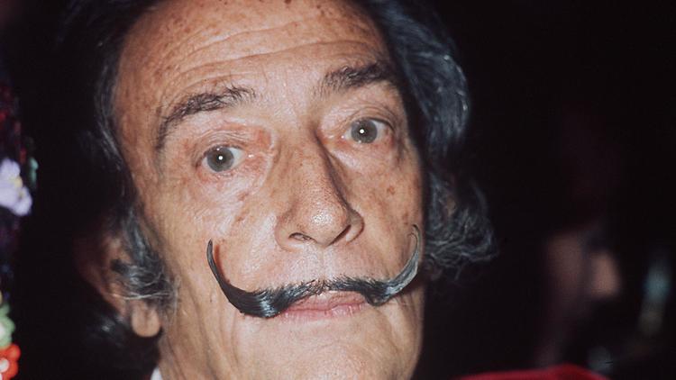 Portrait daté de décembre 1971 du peintre espagnol Salvador Dali [Stf / AFP/Archives]