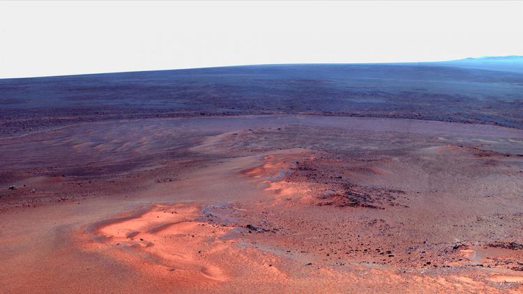 Image fournie le 25 janvier 2012 par la Nasa montrant la surface de la planète Mars [ / Nasa/AFP/Archives]
