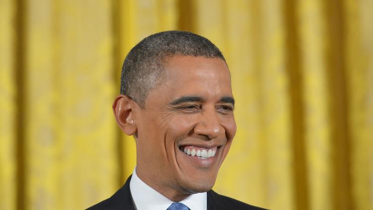 Le président américain Barack Obama le 14 novembre 2012 à Washington [Mandel Ngan / AFP]
