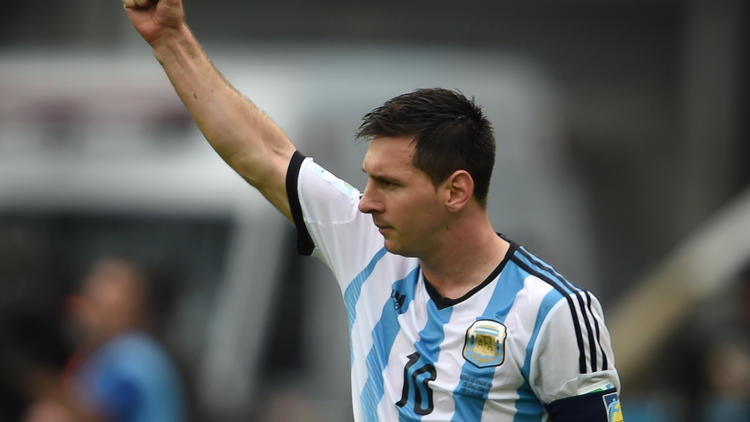 Lionel Messi a réalisé un doublé pendant la rencontre entre l'Argentine et le Nigeria.