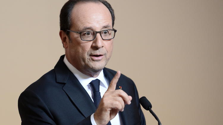 François Hollande, le 18 octobre 2016 à Paris.