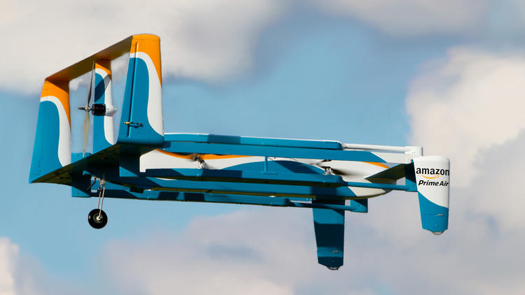 Après la livraison par drone, Amazon voudrait créer des entrepôts volants 