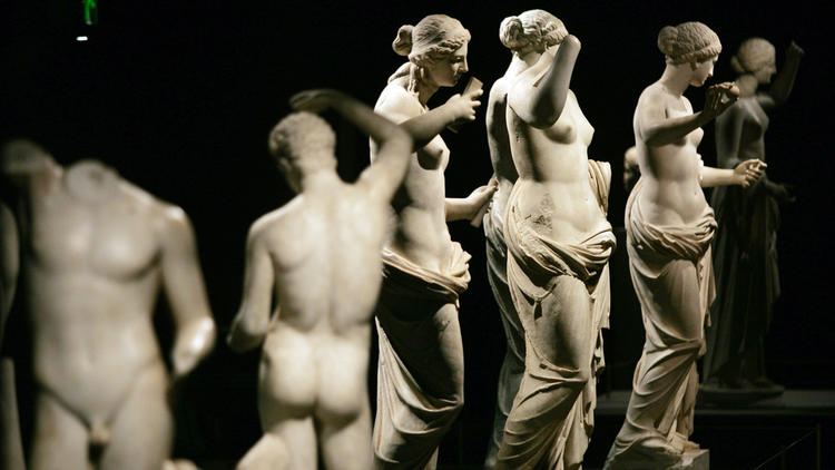 Le sculpteur grec Praxitèle aimait déjà les nus