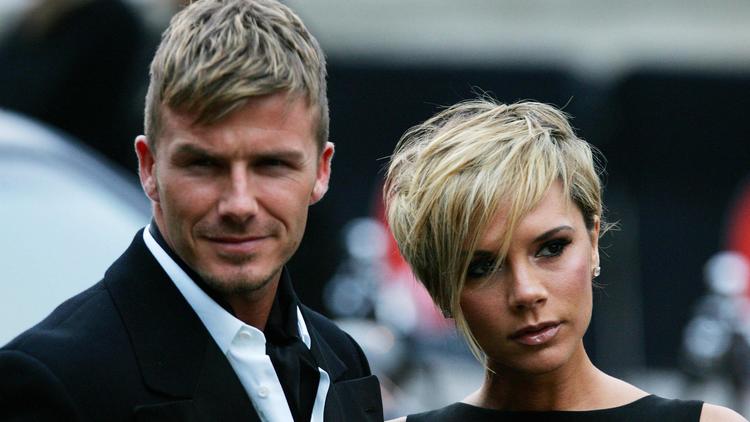 David et Victoria Beckham le 27 mars 2007.