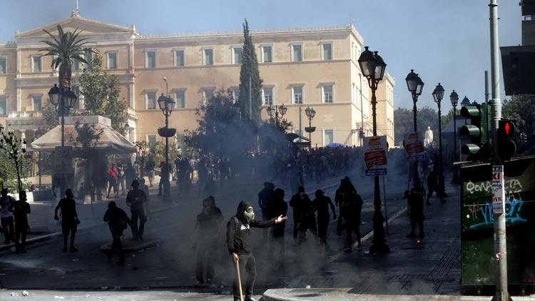 Manifestations en Grèce