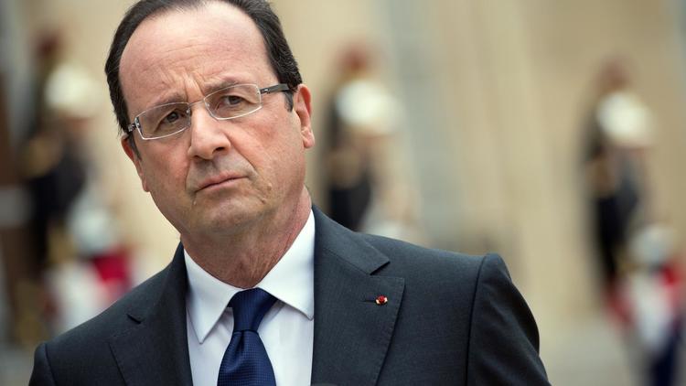 François Hollande à l'Elysée, le 10 mai 2013 à Paris.