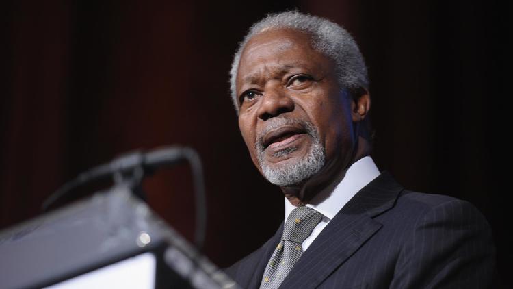 L'ancien secrétaire général de l'ONU  Kofi Annan, le 16 octobre 2012 à New York [Michael Loccisano / Getty Images/AFP/Archives]