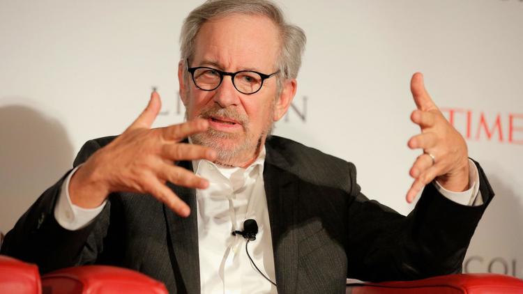 Steven Spielberg, le 25 octobre 2012 à New York pour parler de son film "Lincoln" [Jemal Countess / Getty Images/AFP/Archives]