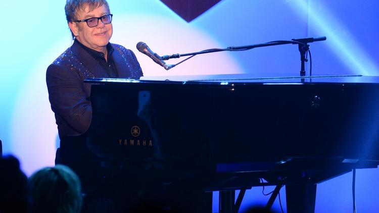 Le chanteur Elton John, le 3 mai 2013 à Century City en Californie [Jason Merritt / Getty Images/AFP/Archives]
