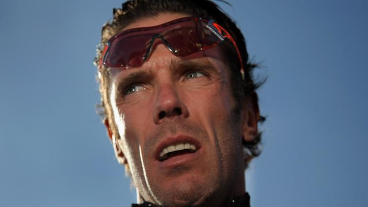 Le sprinter Mario Cipollini lors du Tour de Californie le 20 février 2008 à San Jose [Doug Pensinger / AFP/Getty Images/Archives]