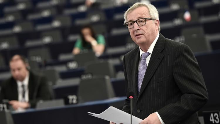 Le président de la Commission européenne Jean-Claude Juncker, le 5 juillet 2016 au Parlement européen à Strasbourg [FREDERICK FLORIN / AFP/Archives]