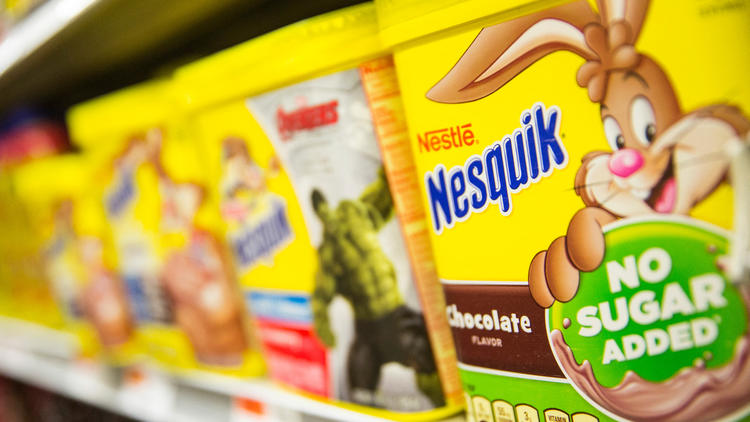 Une note interne du groupe Nestlé indique que 60% de leurs produits ne sont pas «bon» pour la santé, notamment les boissons et confiseries. 