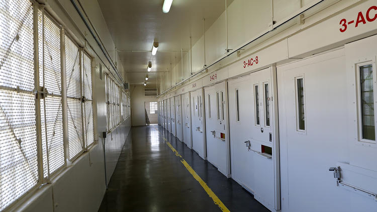 Le couloir de la mort de la prison de San Quentin, à quelques kilomètres de San Francisco.