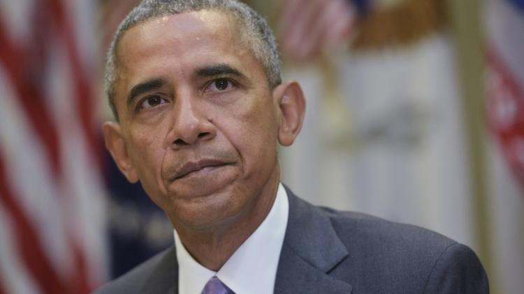 Le président américain Barack Obama, le 10 septembre 2015 à la Maison blanche [MANDEL NGAN / AFP]