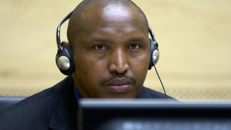 Bosco Ntaganda lors de sa première comparution devant la Cour pénale internationale le 26 mars 2013 à La Haye  [PETER DEJONG / POOL/AFP/Archives]