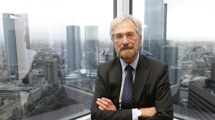 L'économiste en chef de la Banque centrale européenne (BCE), le 15 février 2012 à Francfort [RALPH ORLOWSKI / AFP/Archives]