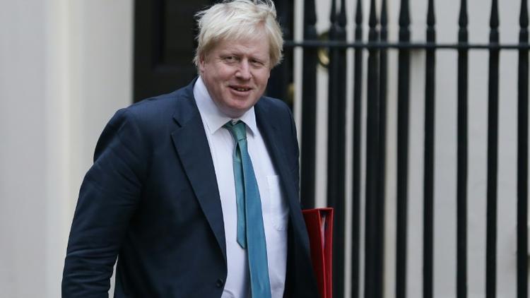 Le ministre britannique des Affaires étrangères Boris Johnson arrive pour un conseil des ministres à Londres, le 11 octobre 2016  [DANIEL LEAL-OLIVAS / AFP]