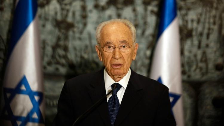 L'ancien président israélien Shimon Peres, le 11 janvier 2014 à Jérusalem [GALI TIBBON / AFP/Archives]