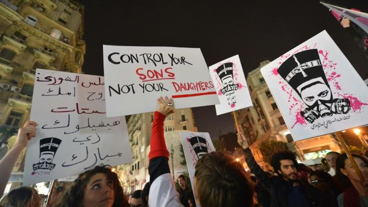Rassemblement contre le harcèlement sexuel en Egypte, le 12 février 2013 au Caire [KHALED DESOUKI / AFP Photos/Archives]