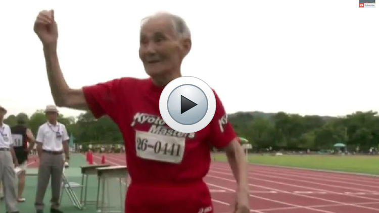 A 103 ans, Hidekichi Miyazak est le recordman du monde du 100 mètres des plus de 100 ans