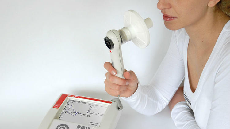 Le spiromètre permet de mesurer le souffle