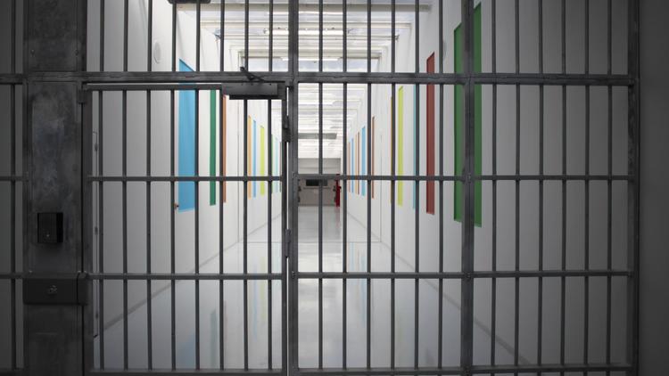 L'intérieur d'une prison [Charly Triballeau / AFP]