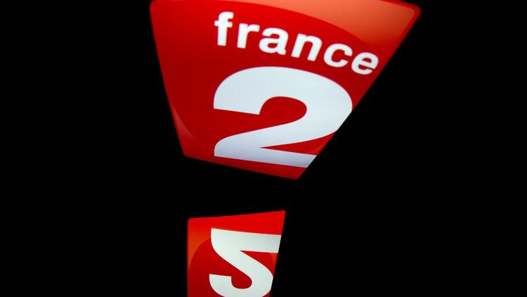 Le logo de la chaîne de télévision publique France 2 [Lionel Bonaventure / AFP/Archives]