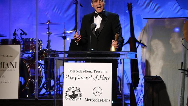 L'acteur américain George Clooney, le 20 octobre 2012 à Beverly Hills, en Californie [Christopher Polk / Getty Images/AFP/Archives]