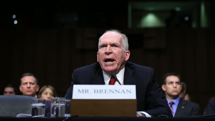 John Brennan, désigné par le président Obama pour être le nouveau directeur de la CIA, est auditionné par le Sénat, le 7 février 2013 à Washington [Alex Wong / Getty Images/AFP]
