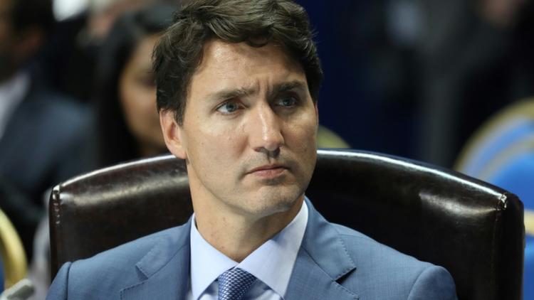 Le Premier ministre canadien Justin Trudeau à Erevan le 12 octobre 2018 [Ludovic MARIN / AFP/Archives]