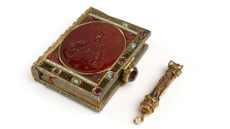 Le livre d'heures de François 1er est un des seuls objets reliés directement au monarque