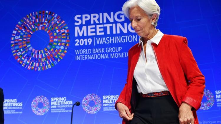 La directrice générale sortante du FMI Christine Lagarde le 11 avril 2019 [MANDEL NGAN / AFP/Archives]
