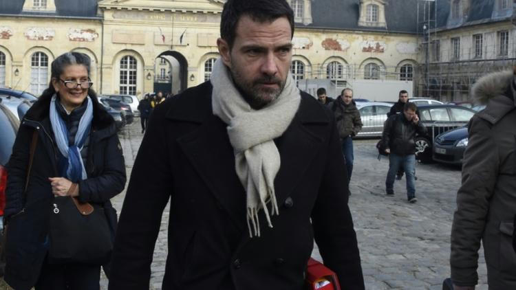 Jérôme Kerviel à la sortie du palais de justice le 20 janvier 2016 à Versailles [DOMINIQUE FAGET / AFP/Archives]
