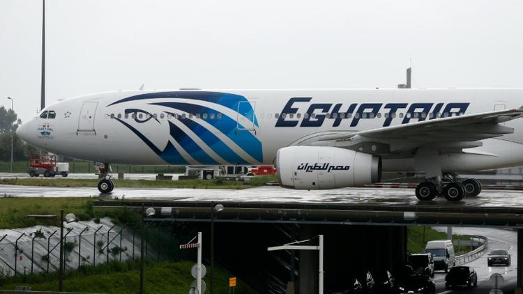 Un Airbus d'Egyptair, le 19 mai 2016 à Roissy [THOMAS SAMSON / AFP/Archives]