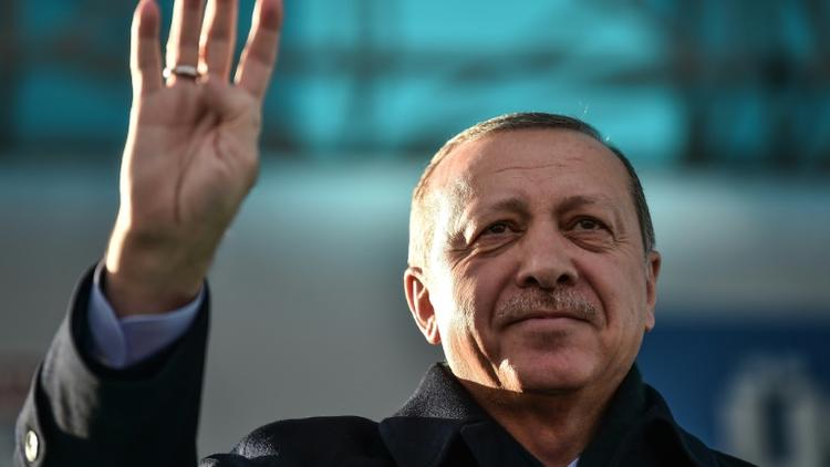Le président turc Recep Tayyip Erdogan, le 15 décembre 2017 Istanbul [OZAN KOSE / AFP]