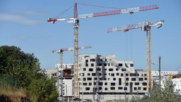 Un chantier de construction à Montpellier le 17 août 2015 [PASCAL GUYOT / AFP/Archives]