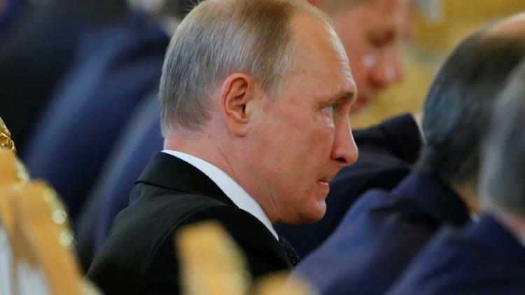 Le président russe Vladimir Poutine à Moscou, le 22 juin 2018 [SERGEI KARPUKHIN / POOL/AFP/Archives]