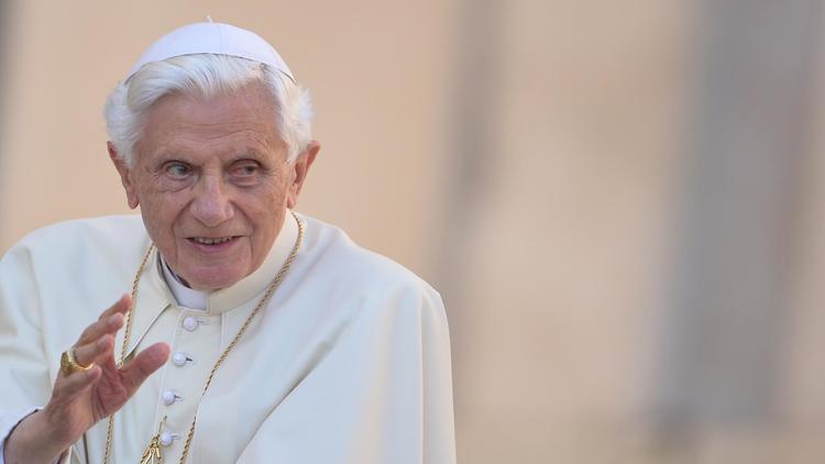 Le pape Benoît XVI, le 10 octobre 2012 place Saint-Pierre, à Rome [Vincenzo Pinto / AFP/Archives]