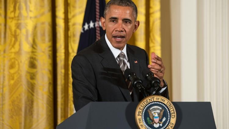 Le président américain Barack Obama, le 7 octobre 2015 à la Maison Blanche, à Washington [NICHOLAS KAMM / AFP]