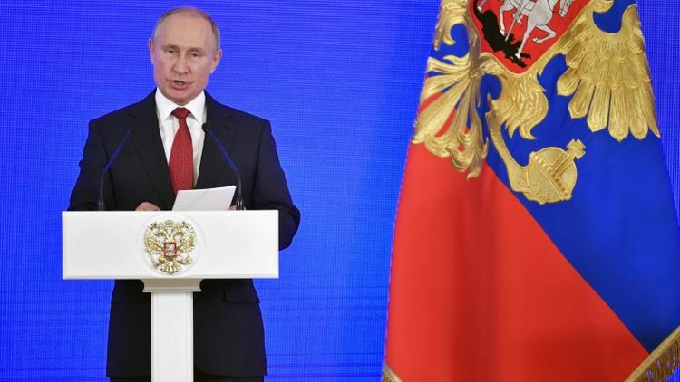 Le président russe Vladimir Poutine, le 4 novembre 2018 à Moscou [Alexander NEMENOV / POOL/AFP/Archives]