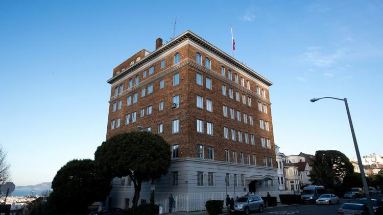 Le consulat russe à San Francisco (Californie) le 29 décembre 2016 [Josh Edelson / AFP/Archives]